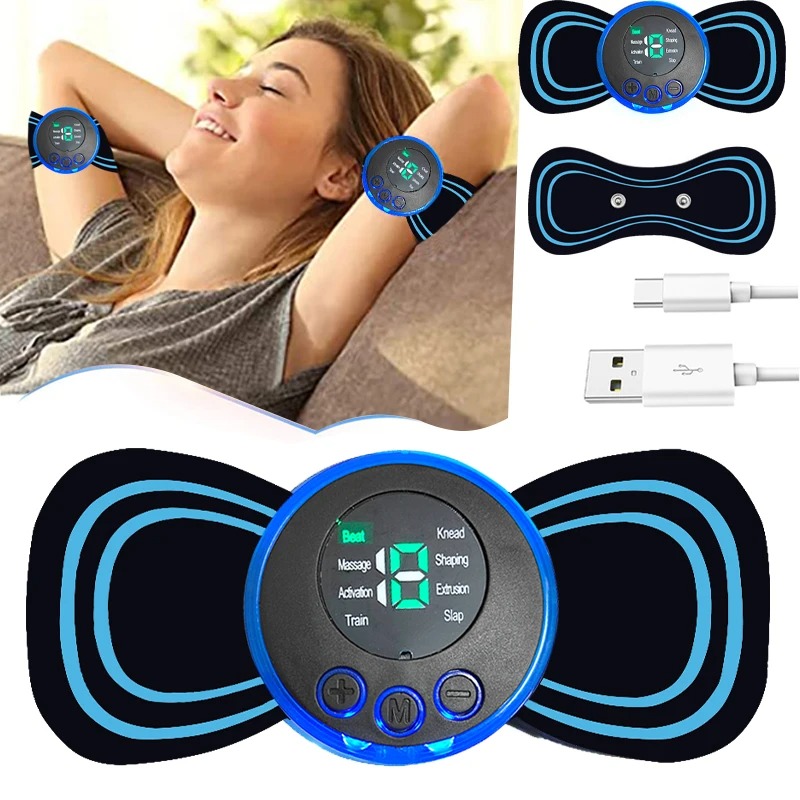 Vibraslap Percussion - Mini Massage Patches with 8 Massage