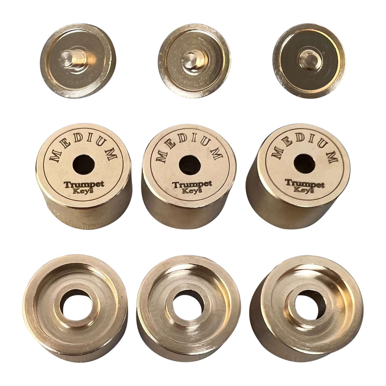 Musical Instrument Repairs - 9Pcs Trumpets Valve Caps Wind Instruments