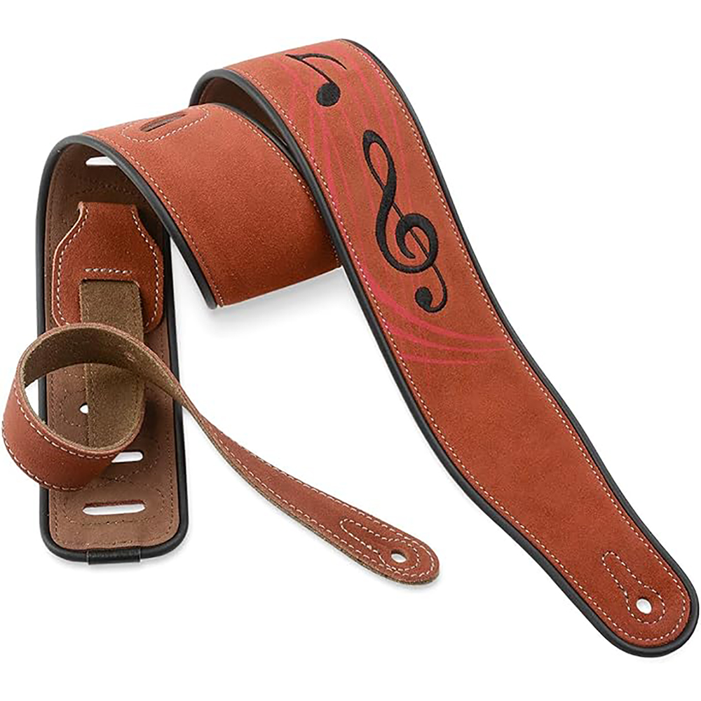 Musical Instrument Band - Durable Leather Guitar Strap, 2.8 Inches
