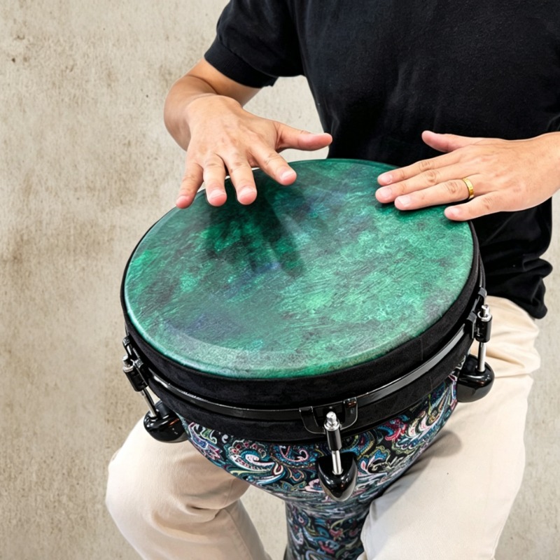 Musical Instrument Djembe - 12 Inch African Drum Portable Traditional