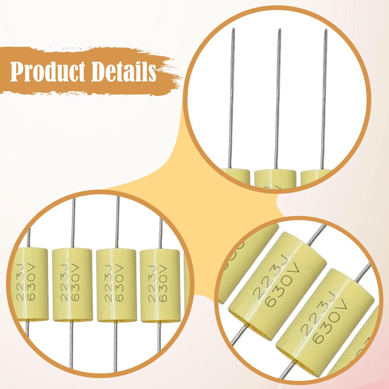 Musical Instrument Repairs - Musical Instrument Guitar Capacitors Yellow Color