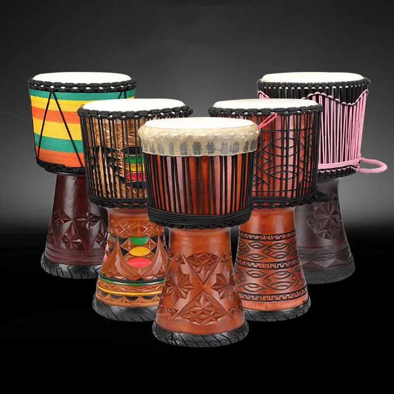 Musical Instrument Djembe - 12 Inch Djembe Mahogany African Drum