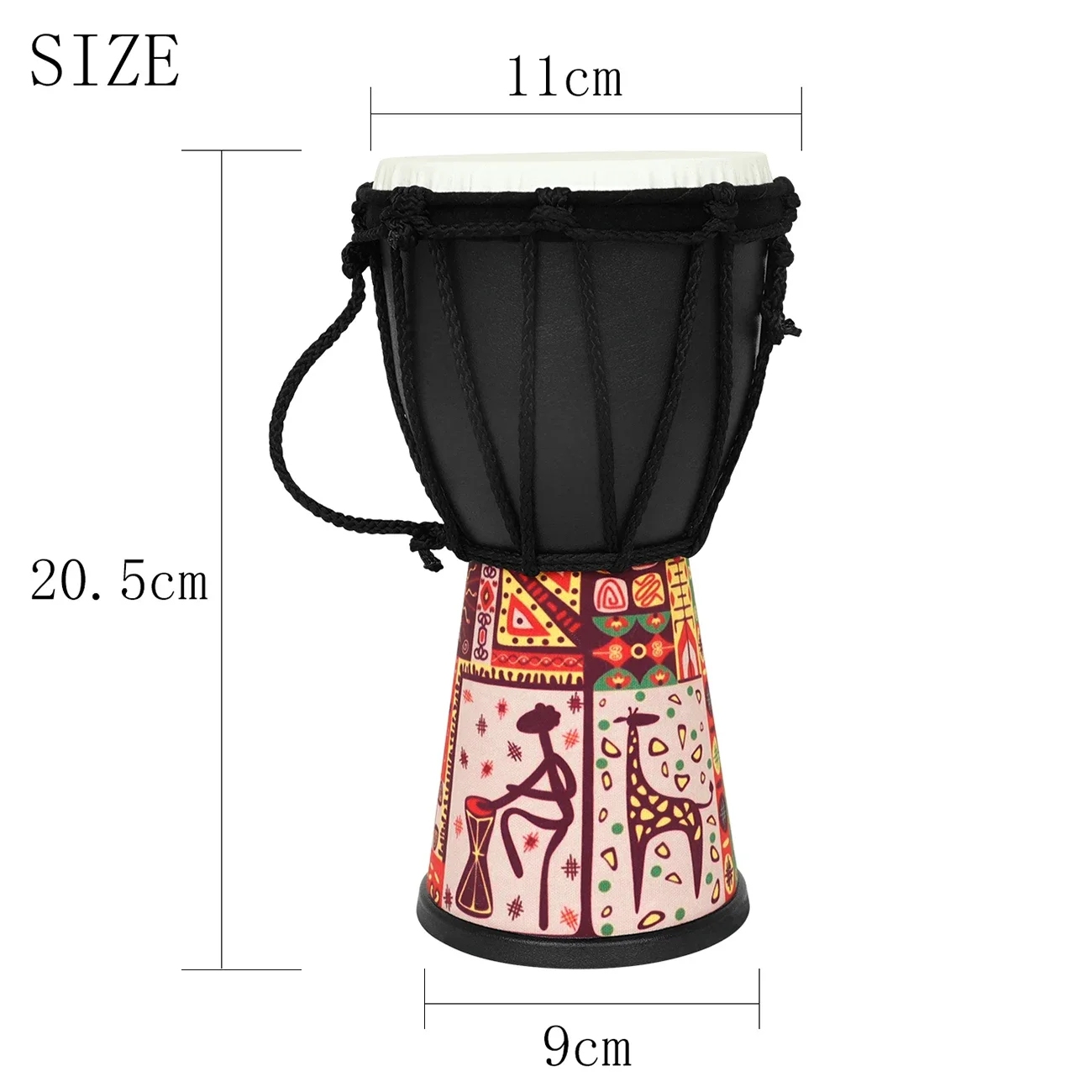 4-Inch African Drum Handmade T - огляд і ціна Musical Instrument Djembe