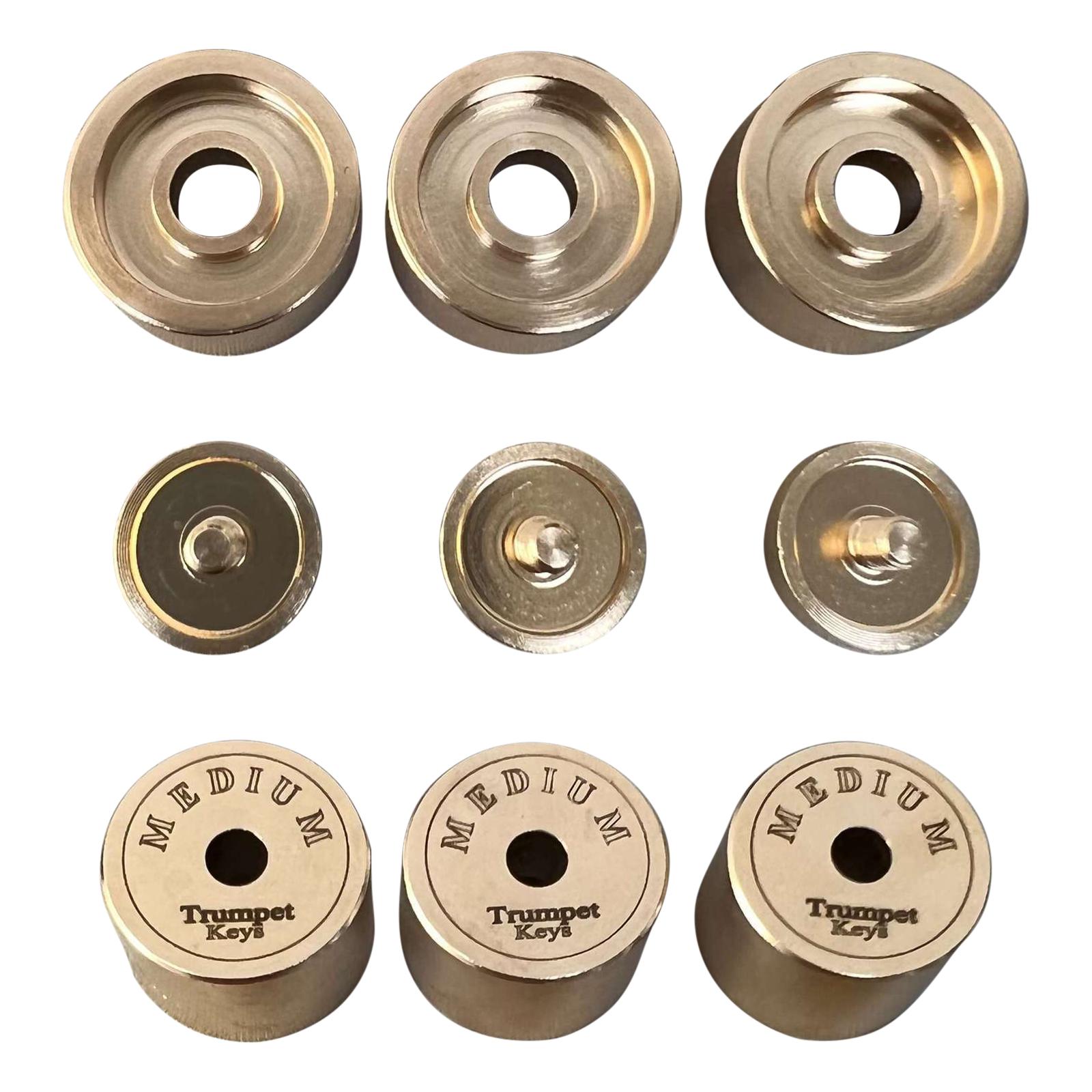 9Pcs Trumpets Valve Caps Wind  - огляд і ціна Musical Instrument Repairs