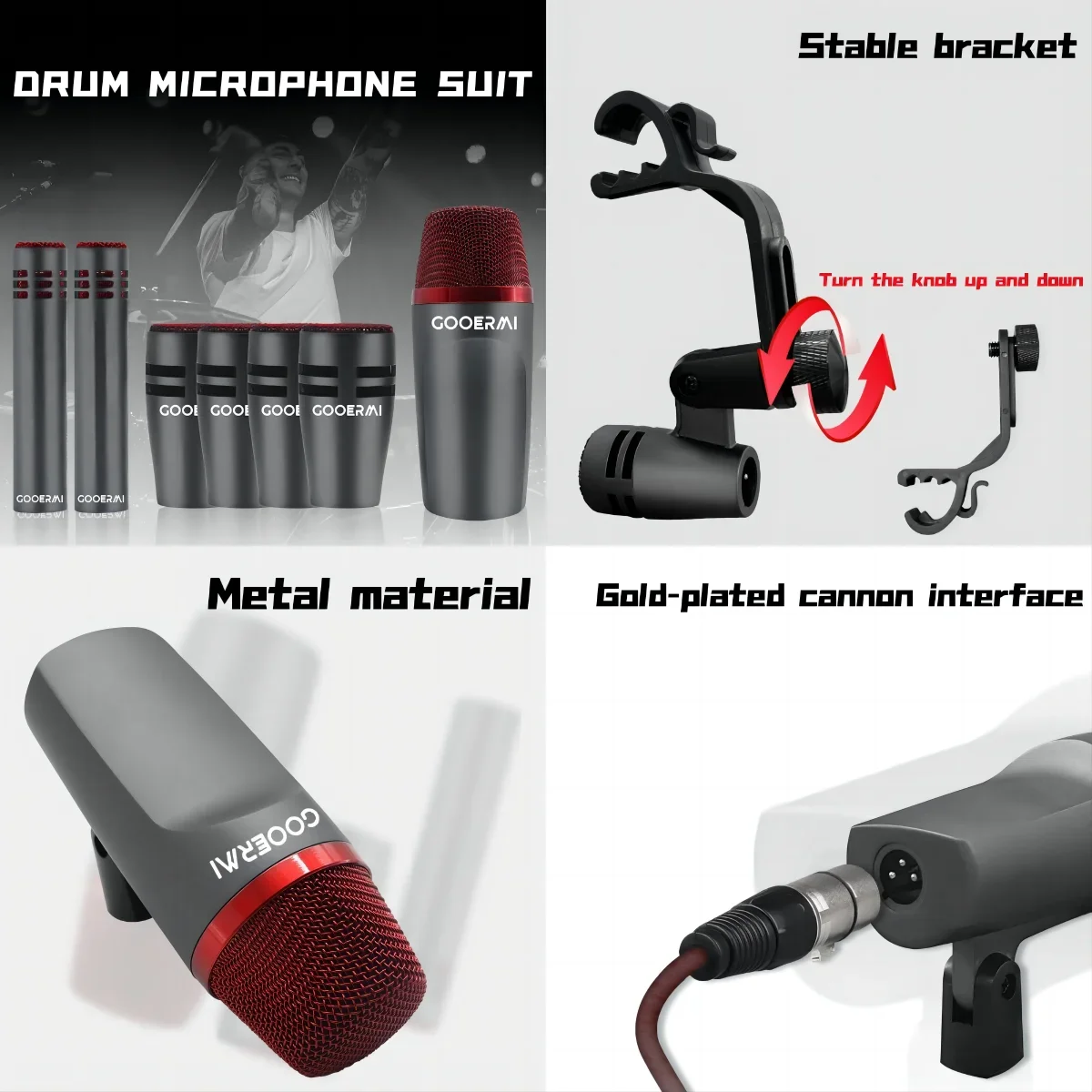 Demao Dynamic Drum Kit Group K - огляд і ціна Musical Instrument Groups