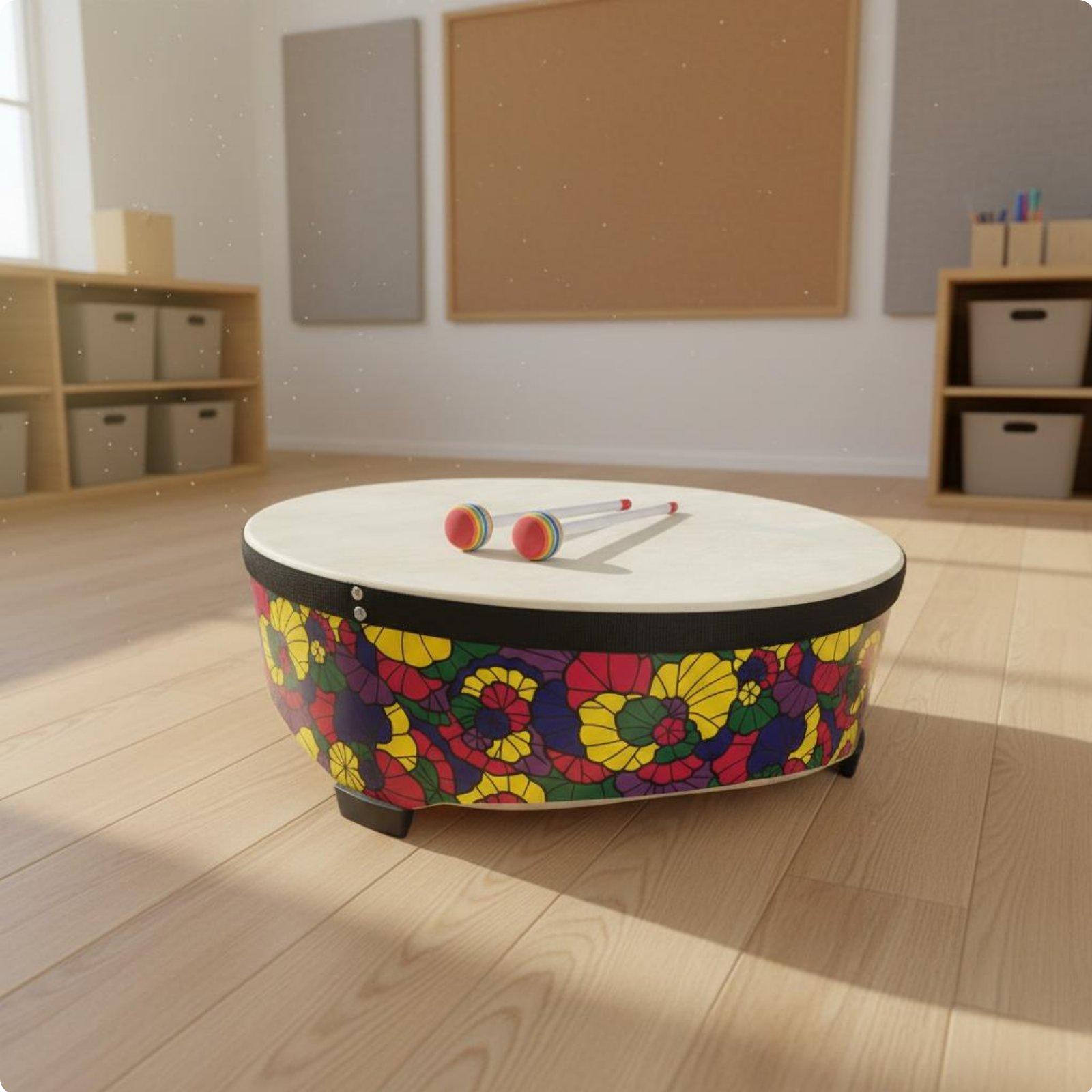 22 Inch Wooden Kids Floor Drum - огляд і ціна Musical Instrument Groups