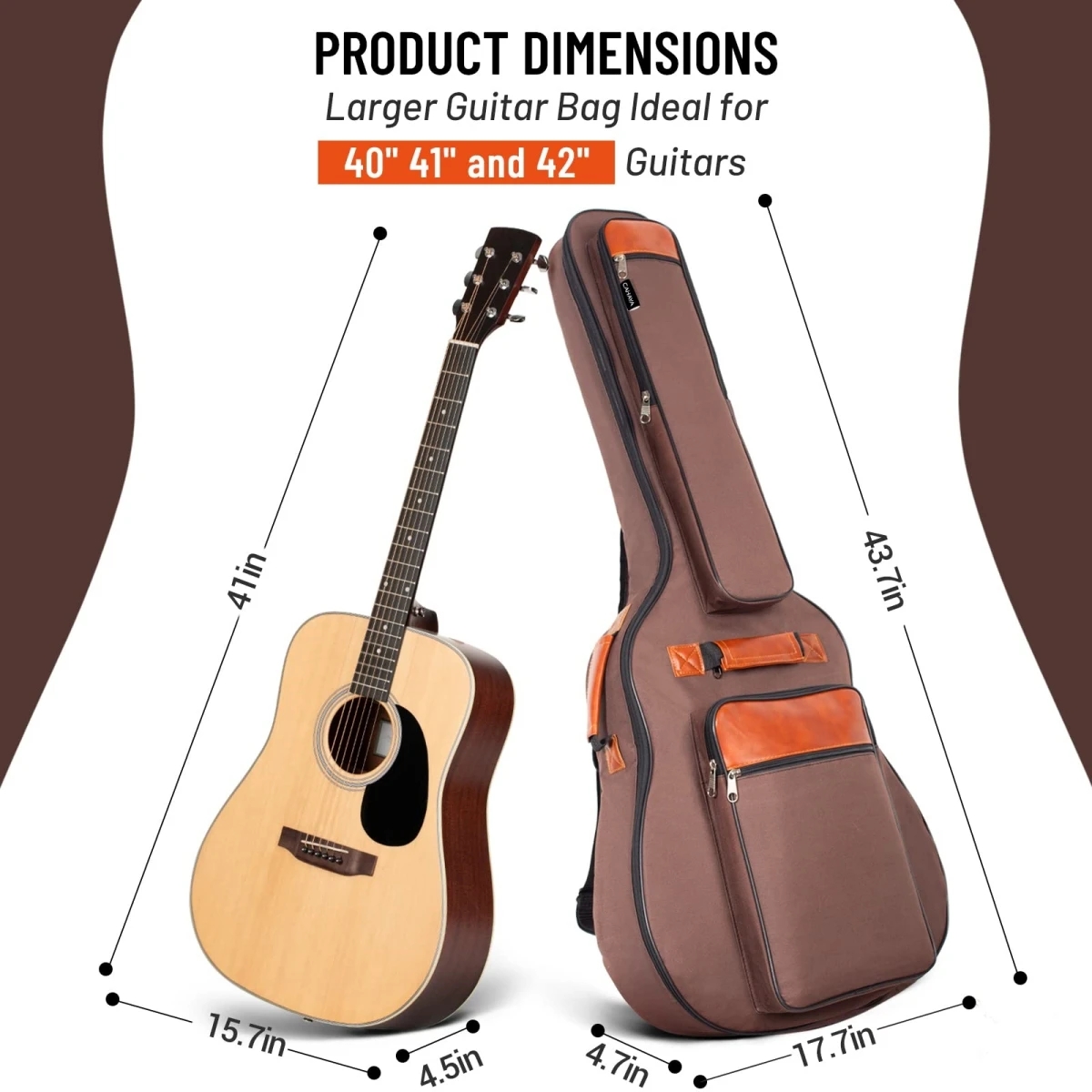 Miwayer Waterproof Acoustic Gu - огляд і ціна Musical Instrument Band