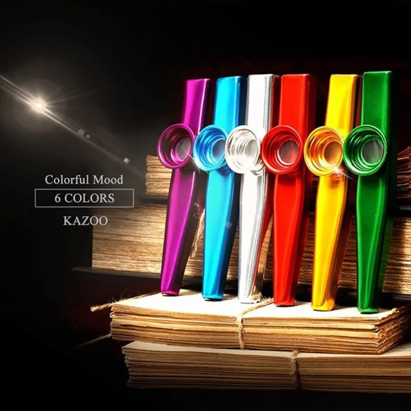 Colourful Kazoo Golden Metal K - огляд і ціна Musical Instrument Flute