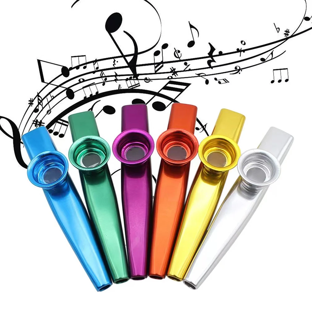 Colourful Kazoo Golden Metal K - огляд і ціна Musical Instrument Flute