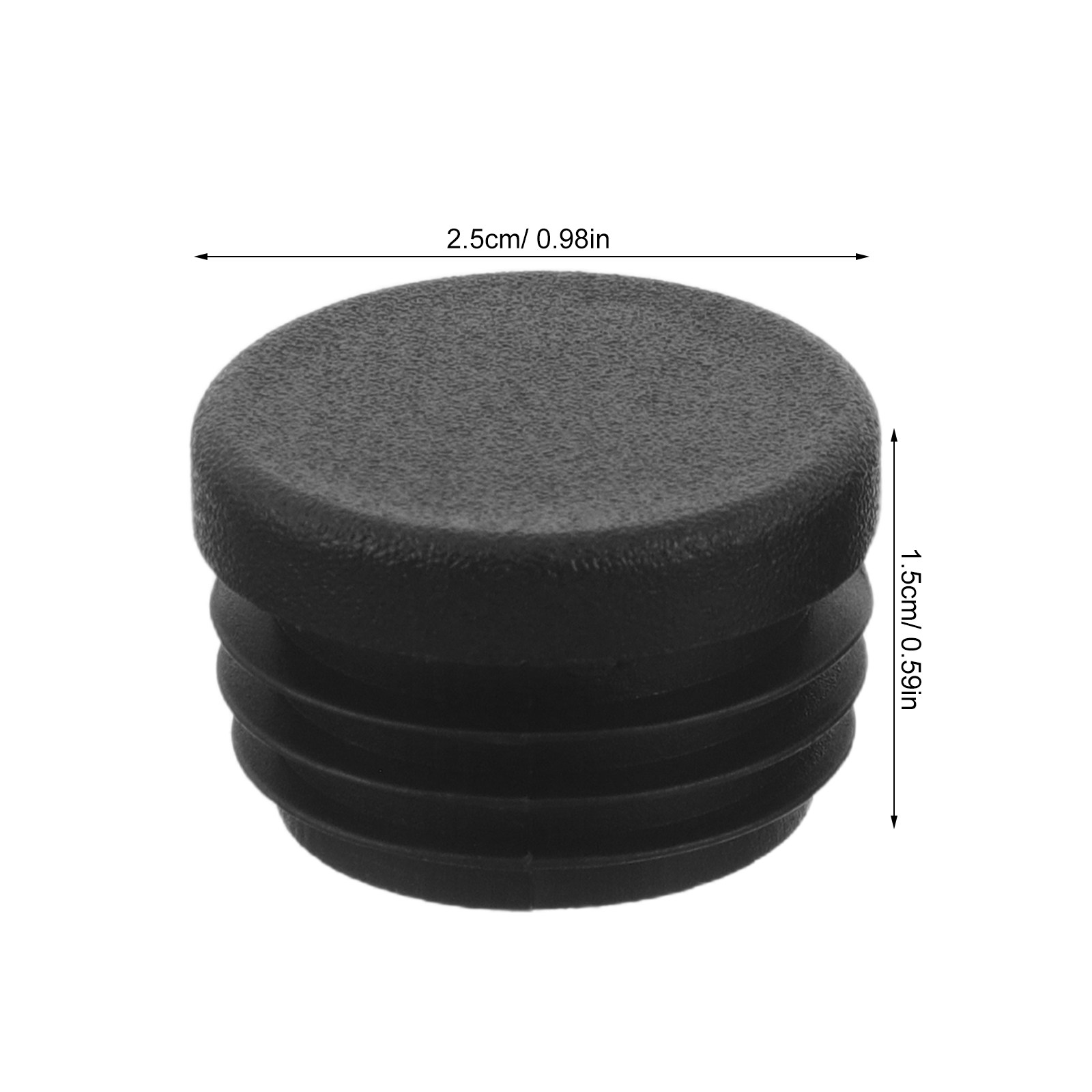 16Pcs Black Round Plastic Tube - огляд і ціна Musical Instrument Ending In A