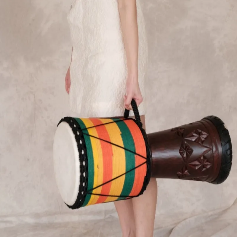 12 Inch Djembe Mahogany Africa - огляд і ціна Musical Instrument Djembe