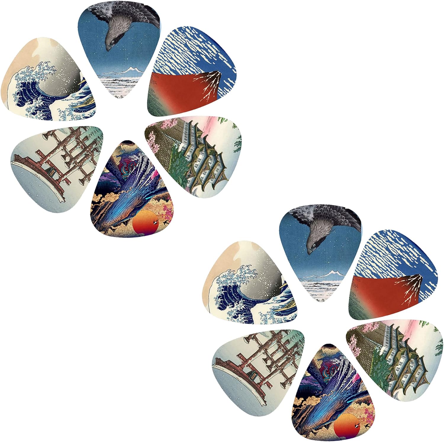 New 12pcs/set  Guitar Picks -  - огляд і ціна Musical Instrument In Japanese