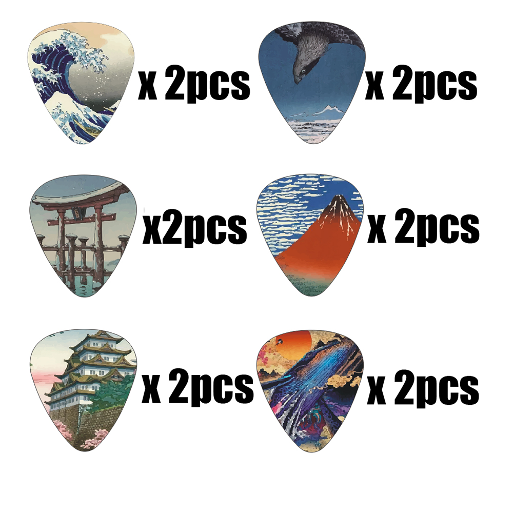 New 12pcs/set  Guitar Picks -  - огляд і ціна Musical Instrument In Japanese