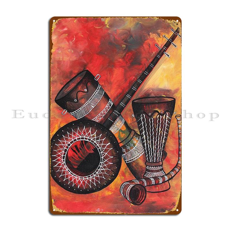 Music Instrument Metal Sign Ga - огляд і ціна Musical Instrument Sign