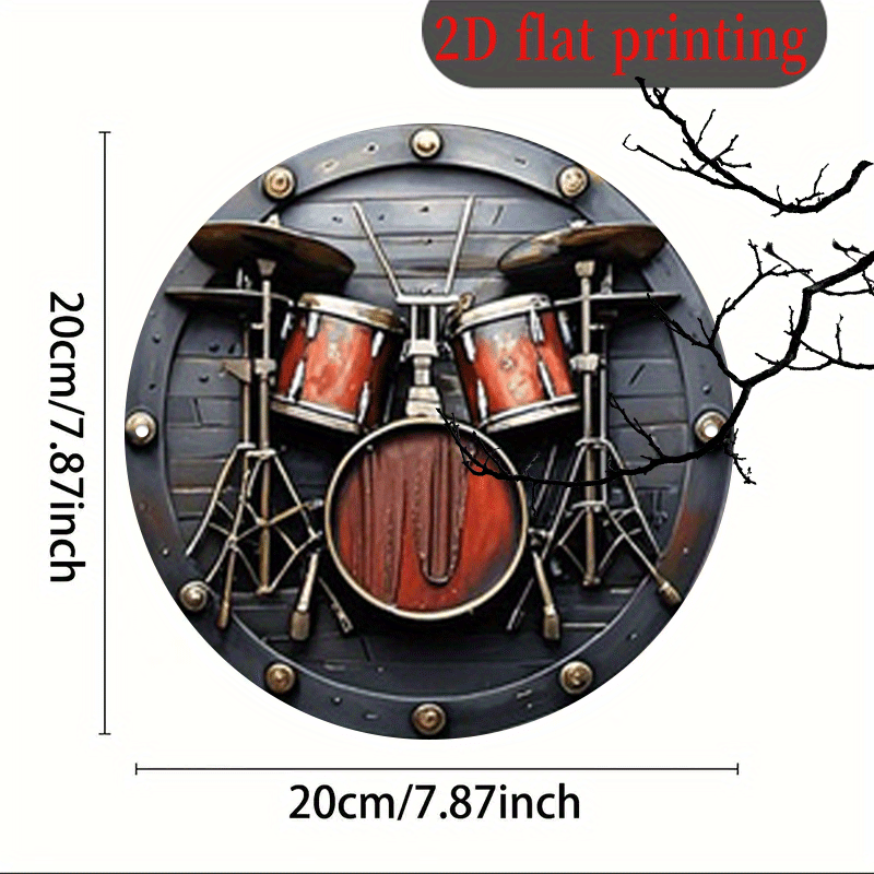 2D Flat, 1pc, 20.32x20.32 cm 2 - огляд і ціна Musical Instrument Band