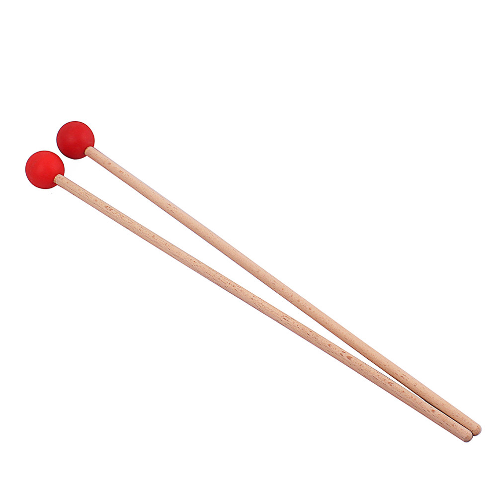 1Pair Large Drum Mallets Wood  - огляд і ціна Vibraslap Percussion