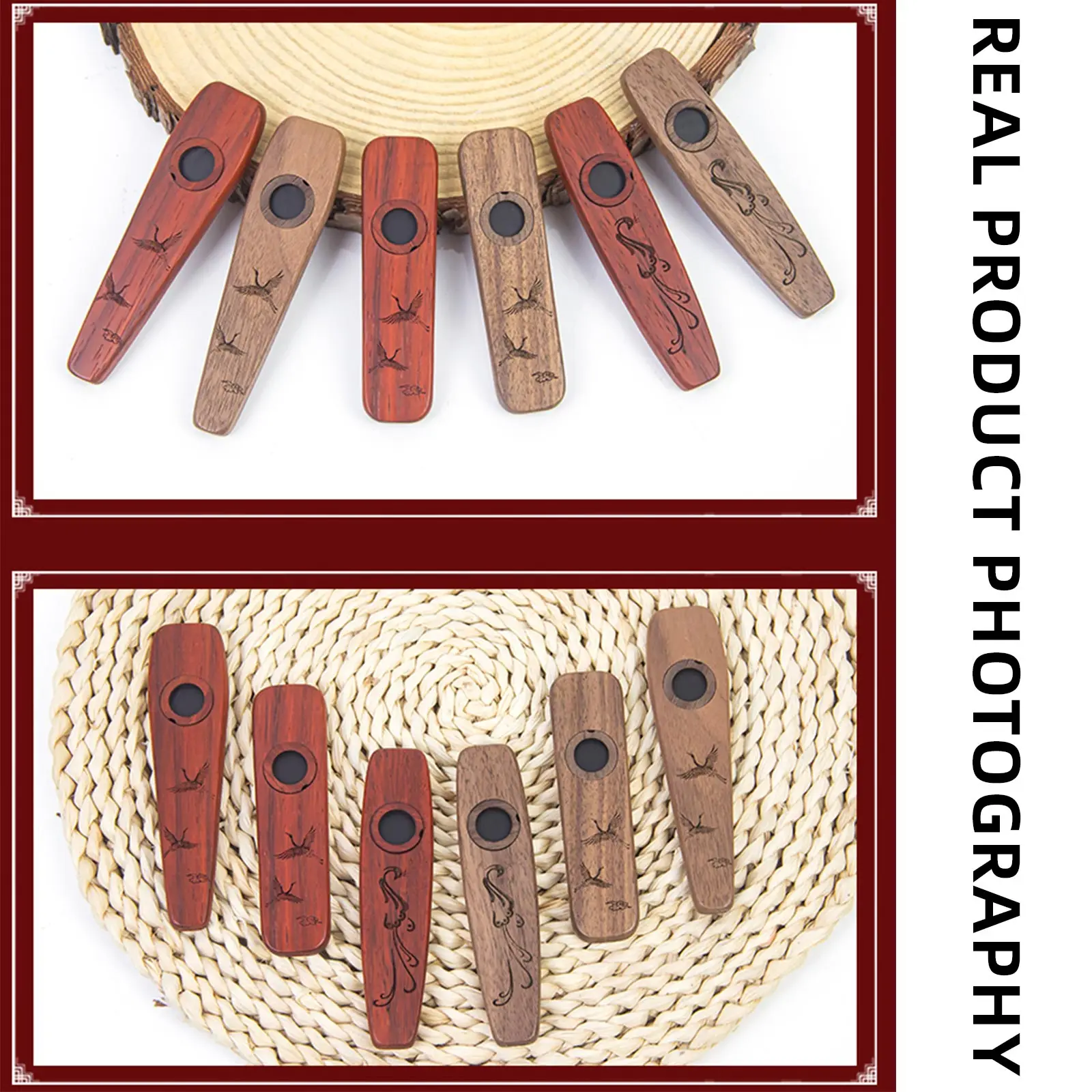 2025 New Wooden Kazoo Gift Set - огляд і ціна Musical Instrument Flute