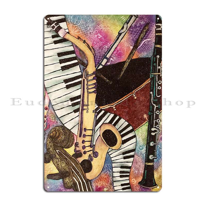 Musical Instruments Metal Plaq - огляд і ціна Musical Instrument Sign