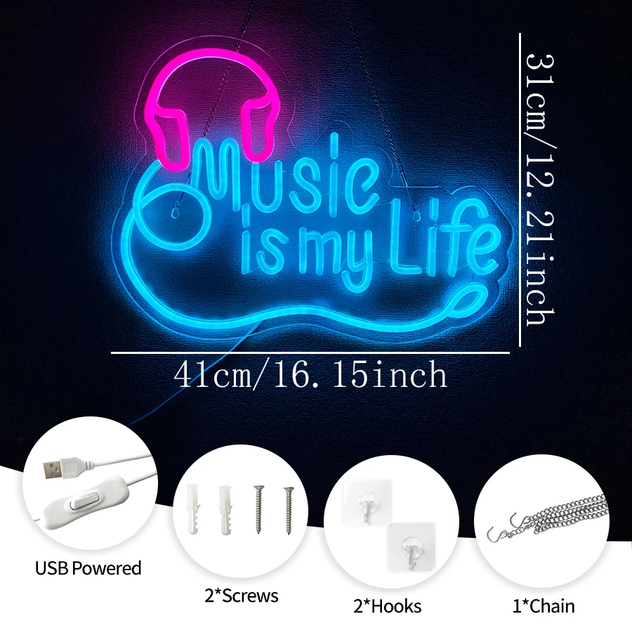 Bedroom,Studio,Music Party,Man - огляд і ціна Musical Instrument Sign